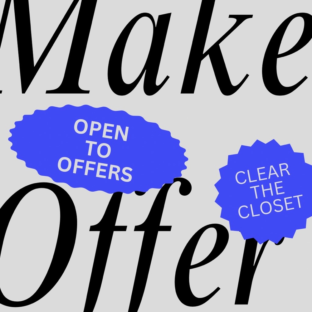 Clear the Closet! Open to offers! Create your bundle today!